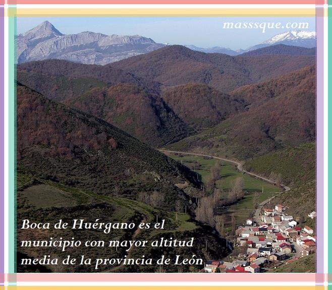 Cual es el municipio más alto de la provincia de León
