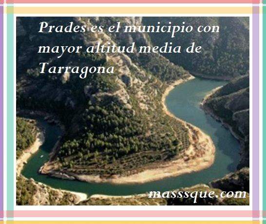 Cual es el municipio más alto de la provincia de Tarragona