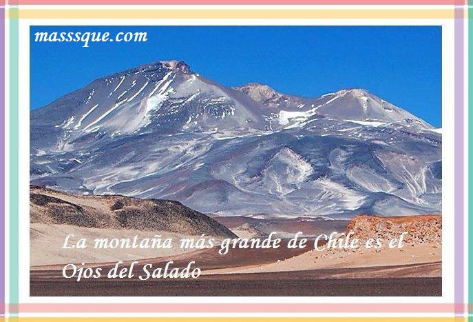 Cual es la montaña más grande de Chile